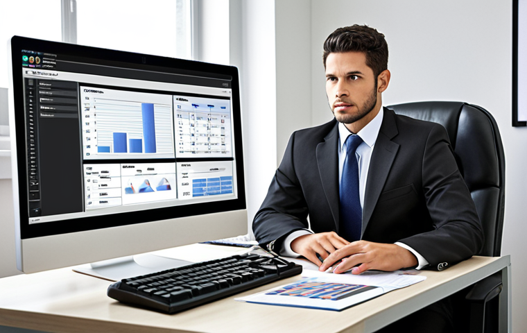 **Image Prompt:** A modern lawyer's office. On the computer screen, various software icons are displayed, including case management, legal research, document preparation, accounting, and CRM. The lawyer looks efficient and in control. The overall tone is professional and organized.